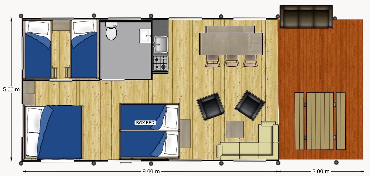 watertent binnen